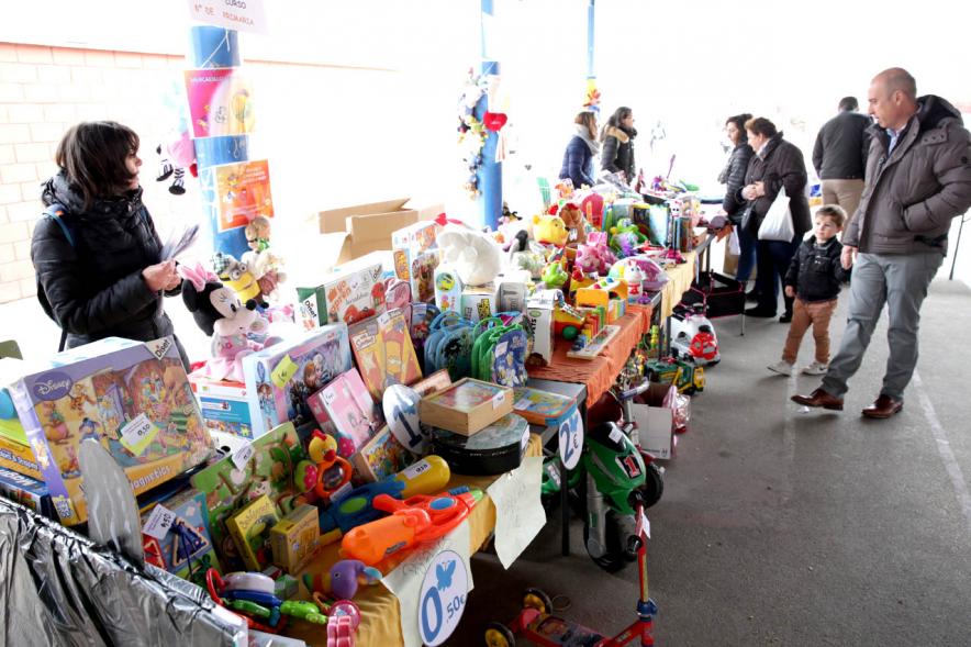 Mercadillo durante el evento