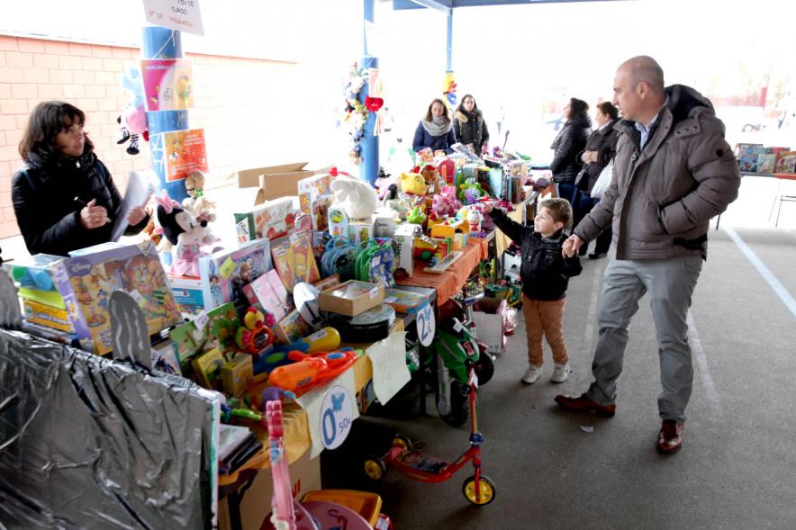 Mercadillo durante el evento