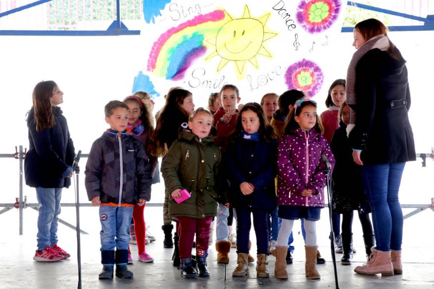 Niños antes de actuar