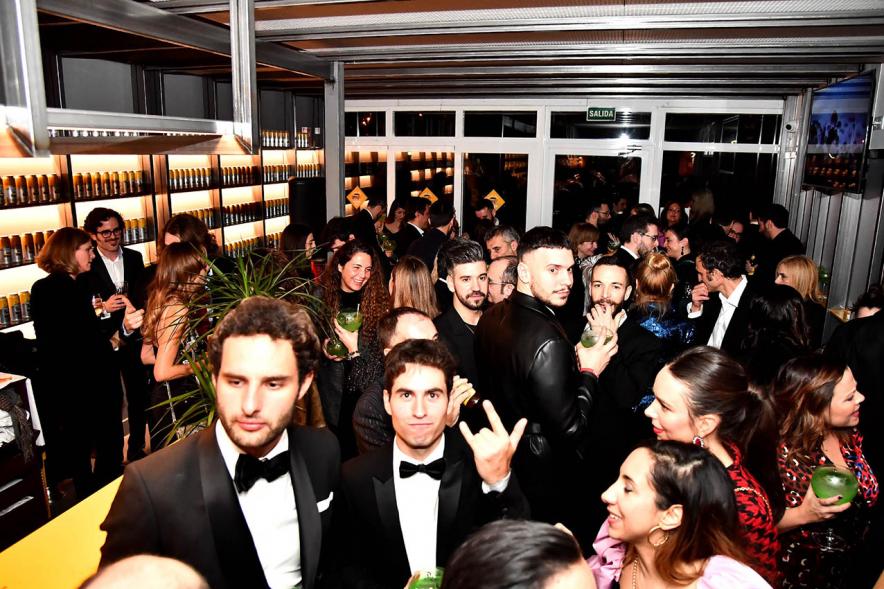 Muchedumbre en un momento de la fiesta