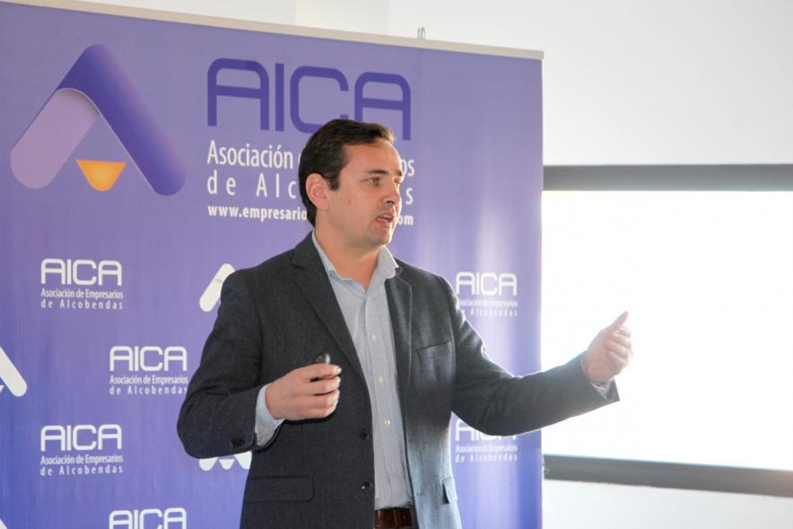 Jornada Fintech - Primer plano del monitor.