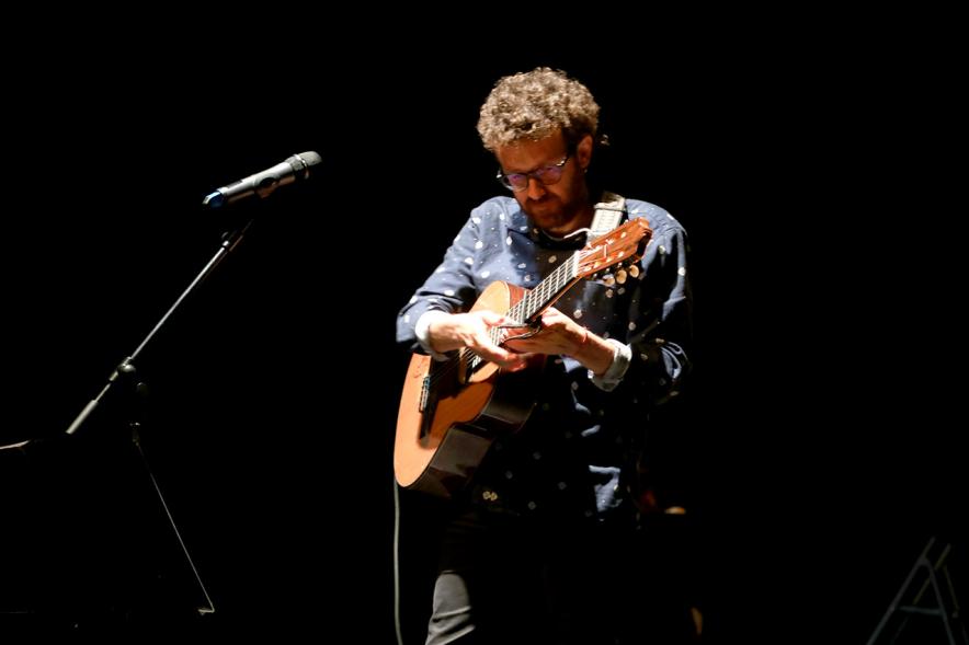 Concierto Folk Día de Castilla La Mancha - Imagen de un músico en el escenario.