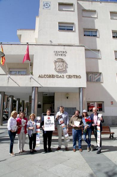 Concejales durante la visita