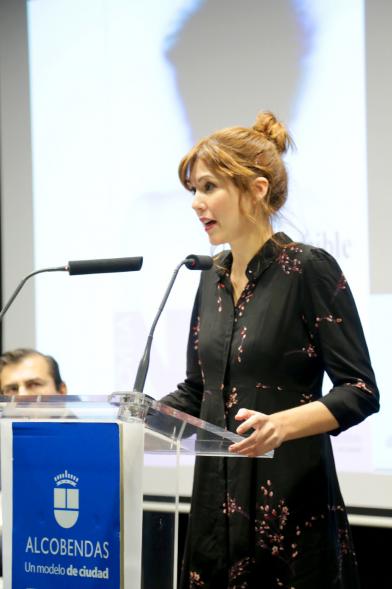 Presentación de El Fungible 2016 -  Intervención de una presentadora.