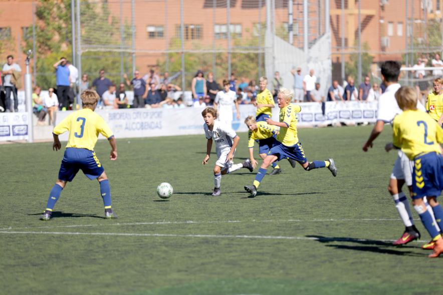 Un momento del partido