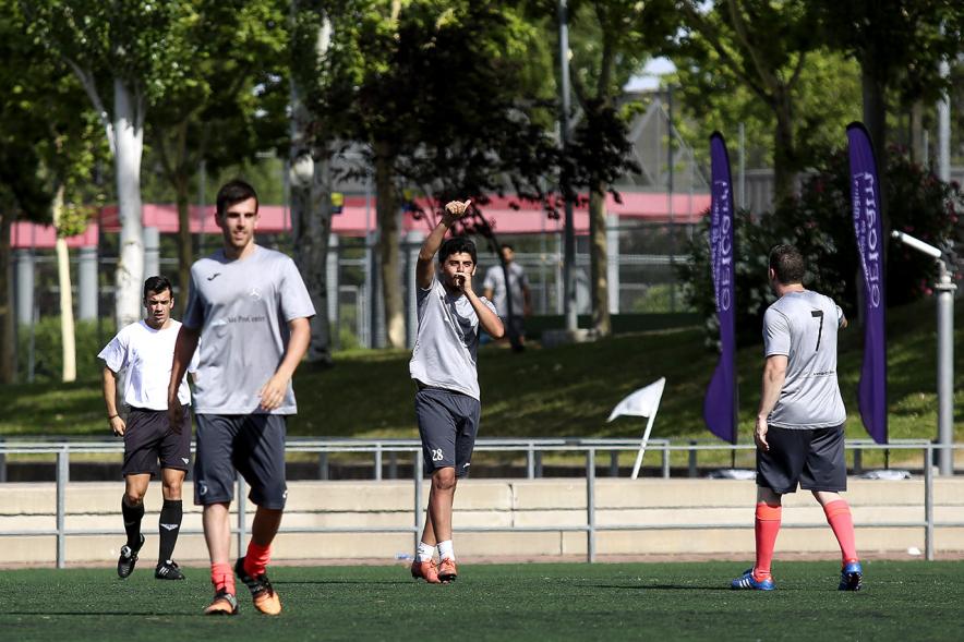 IIIer Torneo Interempresas Fútbol 7 - Jugadores en el campo.