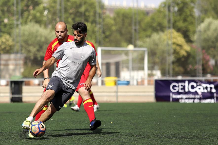 IIIer Torneo Interempresas Fútbol 7 - Jugadores en el campo.