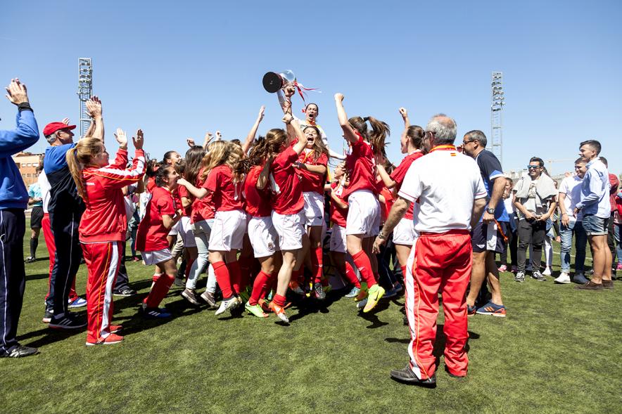 Final Fútbol Femenino Campeonato de España Selecciones Territoriales - Equipo ganador.