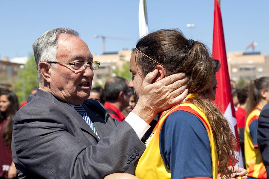 Final Fútbol Femenino Campeonato de España Selecciones Territoriales - La emoción de la ganadora.