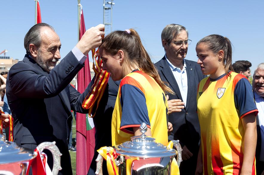 Final Fútbol Femenino Campeonato de España Selecciones Territoriales - Entrega de medallas.