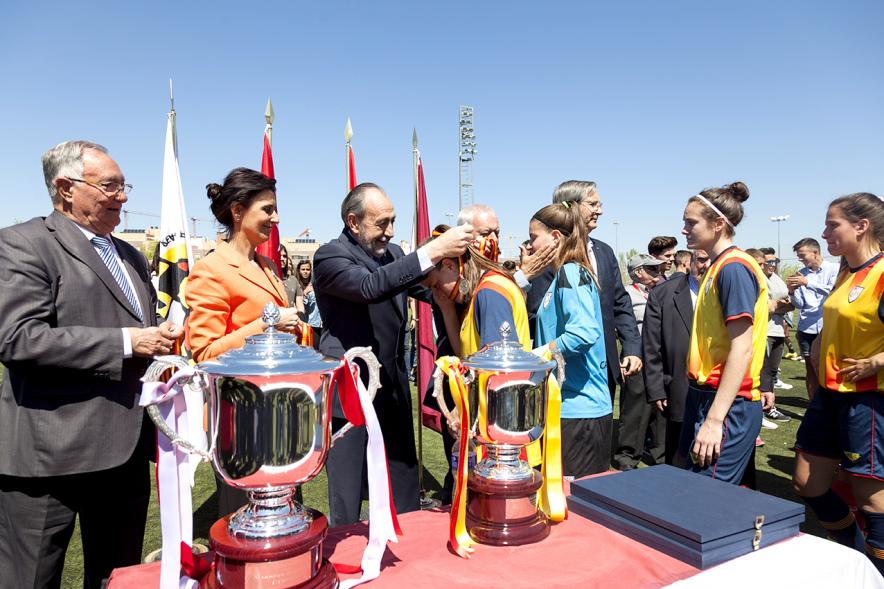 Final Fútbol Femenino Campeonato de España Selecciones Territoriales - Entrega de medallas.