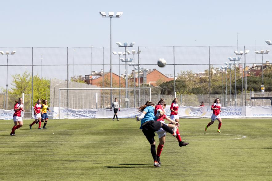 Final Fútbol Femenino Campeonato de España Selecciones Territoriales - Lance de partido.