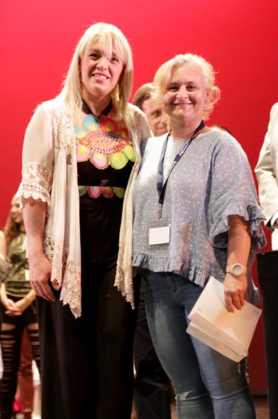 Gala VIIIº Certamen Día Mundial de la Danza ADAE - Imagen de dos organizadoras.