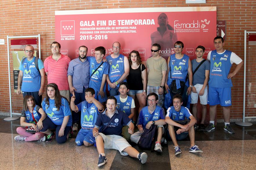 Gala FEMADDI - Imagen de equipo participante en la gala.