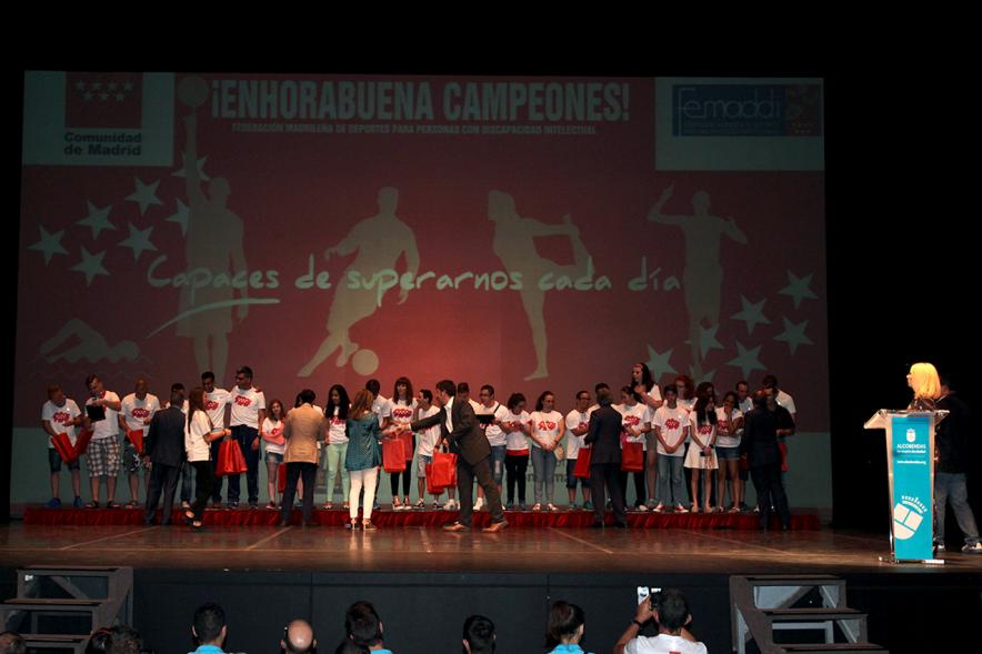 Gala FEMADDI - Imagen de personas en el escenario.