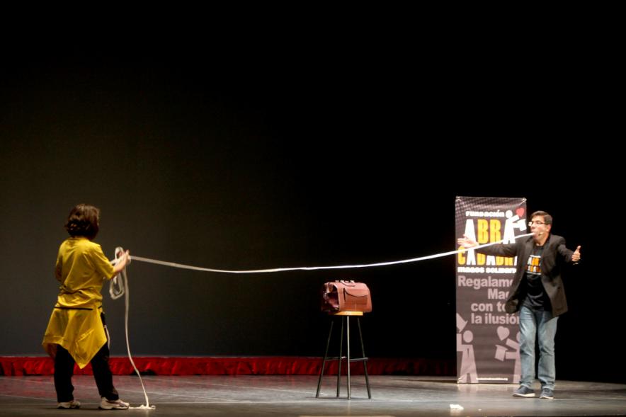 Gala FEMADDI - Imagen de una actuación durante la gala.