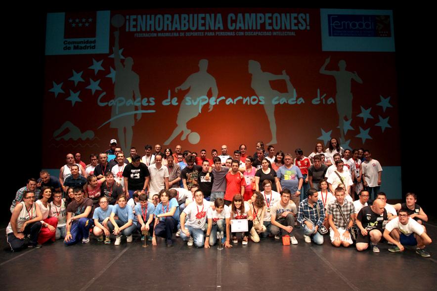 Gala FEMADDI - Imagen de personas en el escenario.