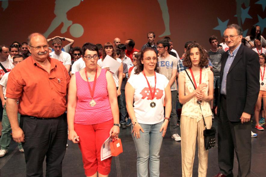 Gala FEMADDI - Imagen de alguna de las personas premiadas.