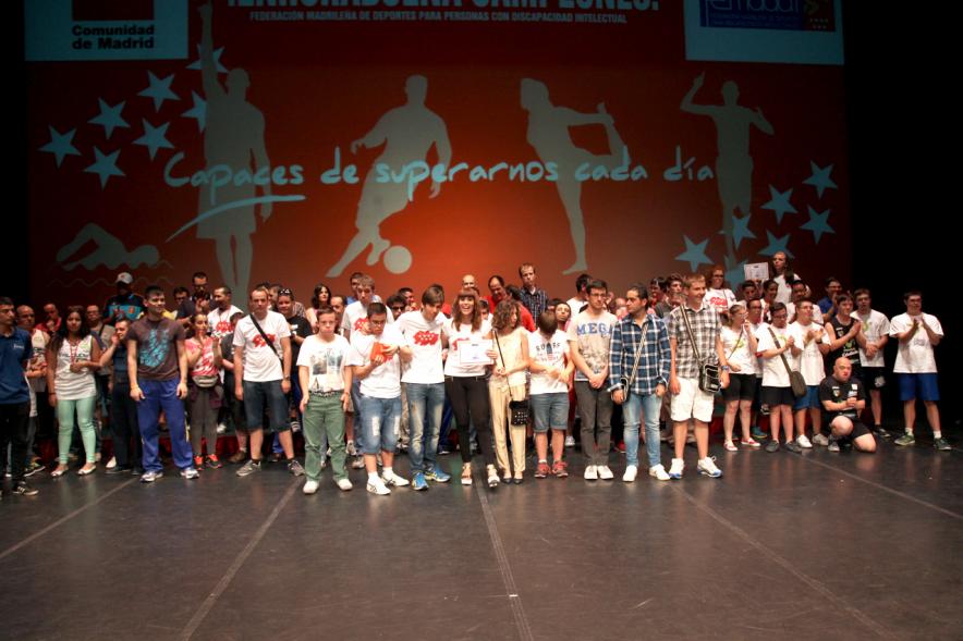 Gala FEMADDI - Imagen de personas en el escenario.