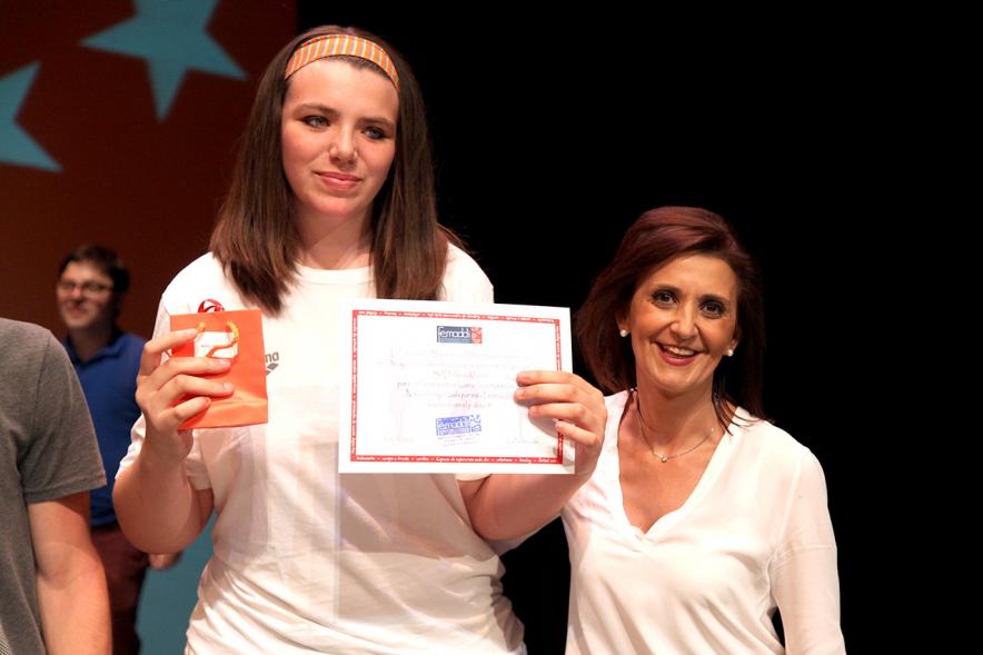 Gala FEMADDI - Imagen de una de las personas premiadas.