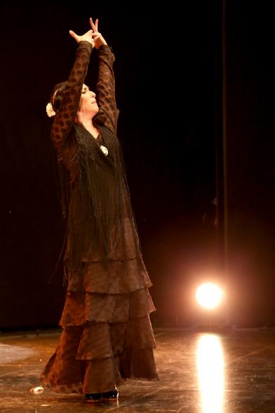 Gala Flamenca en el Auditorio Paco de Lucía - Actuación bailarina flamenco.