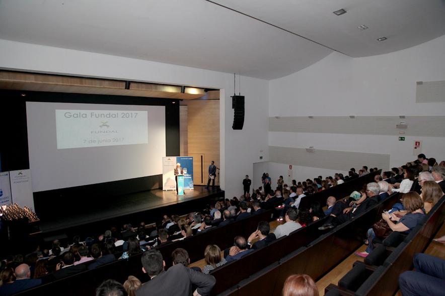 Gala Fundal 2017 - Imagen panorámica del escenario.