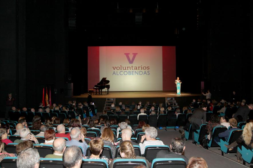 Gala del Voluntariado 2017 - Imagen panorámica del teatro donde se celebra el evento.