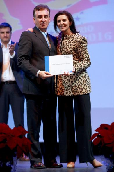 Gala del Deporte 2016 -  Deportista premiado.