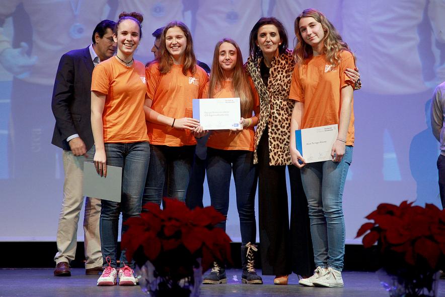 Gala del Deporte 2016 -  Los  premiados con las autoridades.