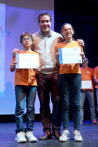 Gala del Deporte 2016 -  Los  premiados con las autoridades.