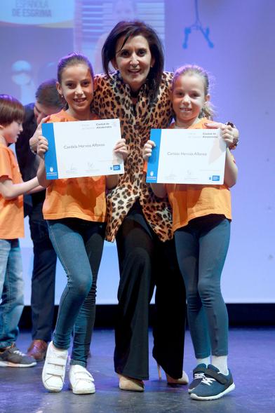 Gala del Deporte 2016 - Los  premiados con las autoridades