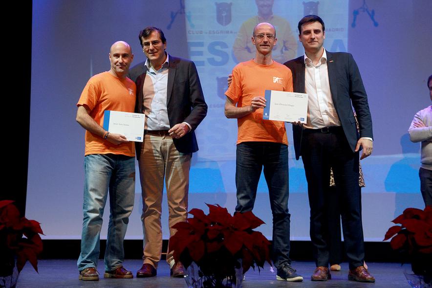 Gala del Deporte 2016 -  Los  premiados con las autoridades.
