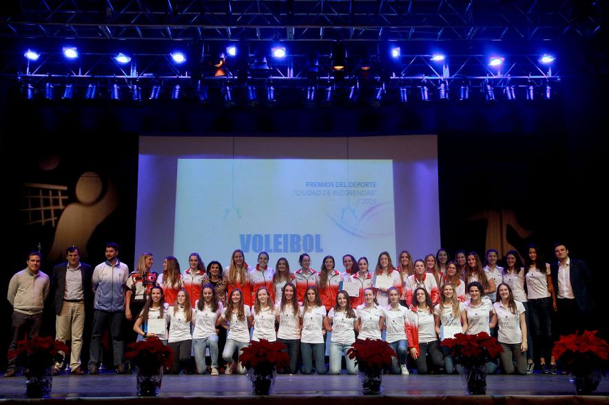 Gala del Deporte 2016 - Los deportistas en el escenario.