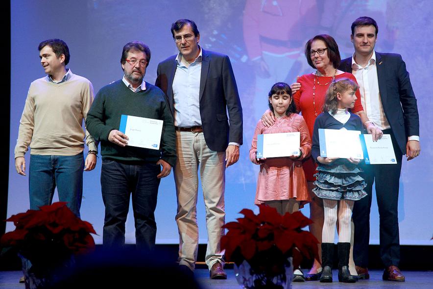 Gala del Deporte 2016 -  Los  premiados con las autoridades.