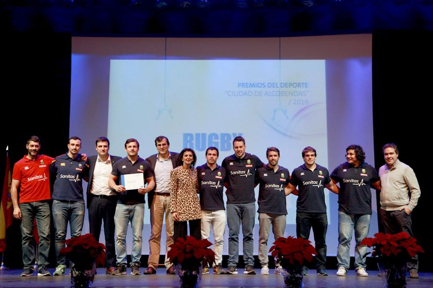 Gala del Deporte 2016 - Los  premiados con las autoridades.