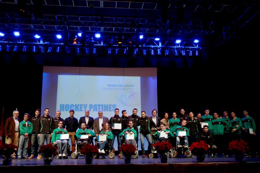 Gala del Deporte 2016 -  Los deportistas en el escenario.