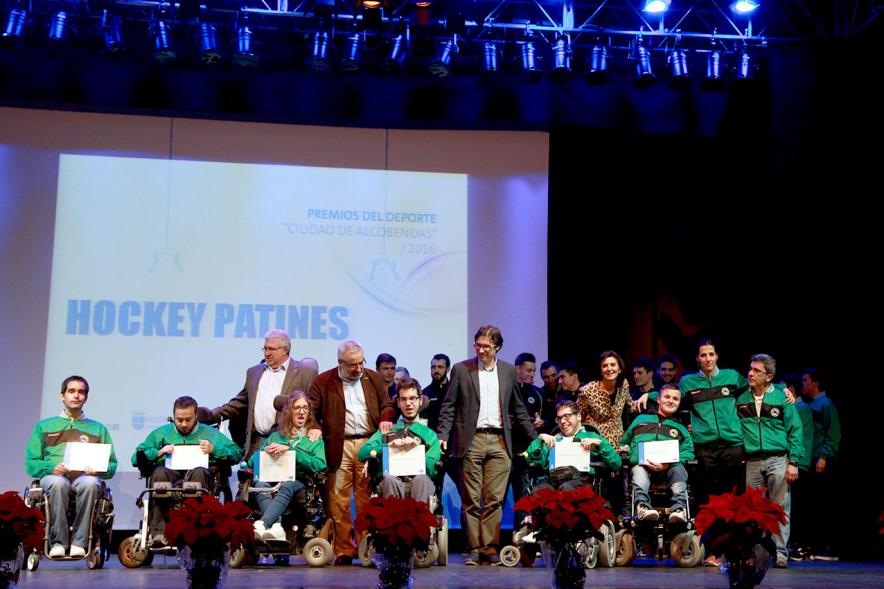 Gala del Deporte 2016 - Los premiados en el escenario.