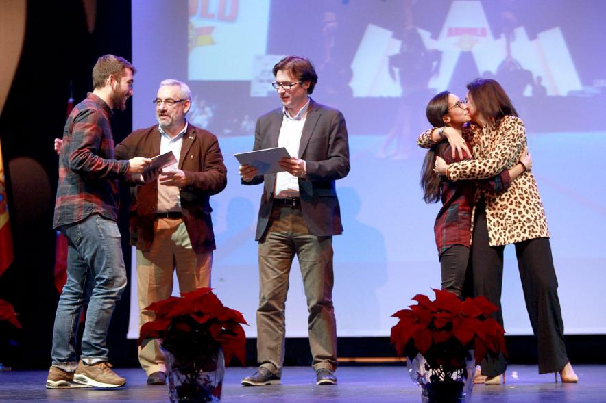 Gala del Deporte 2016 - Los  premiados con las autoridades.