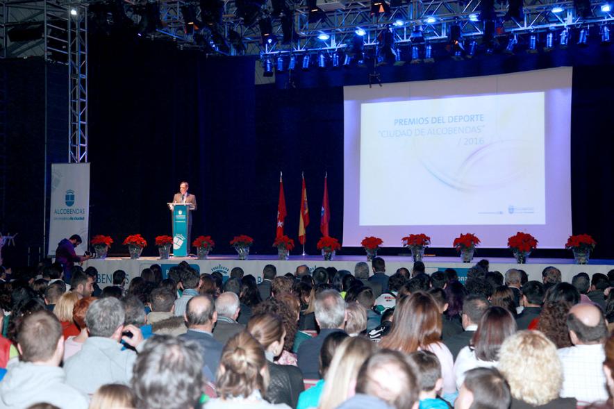 Gala del Deporte 2016 - Panorámica del salón de actos. 
