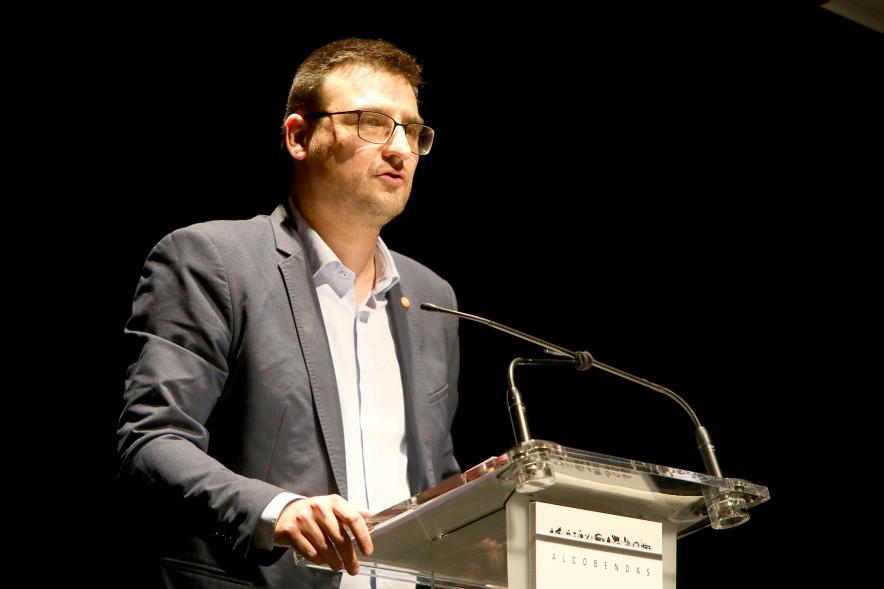 Gala del Deporte 2020 - Imagen de un momento de la intervención del vicealcalde Miguel Ángel Arranz.