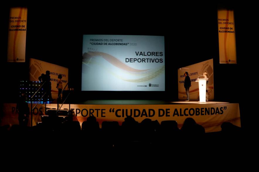 Gala del Deporte 2020 - Imagen lejana del escenario.