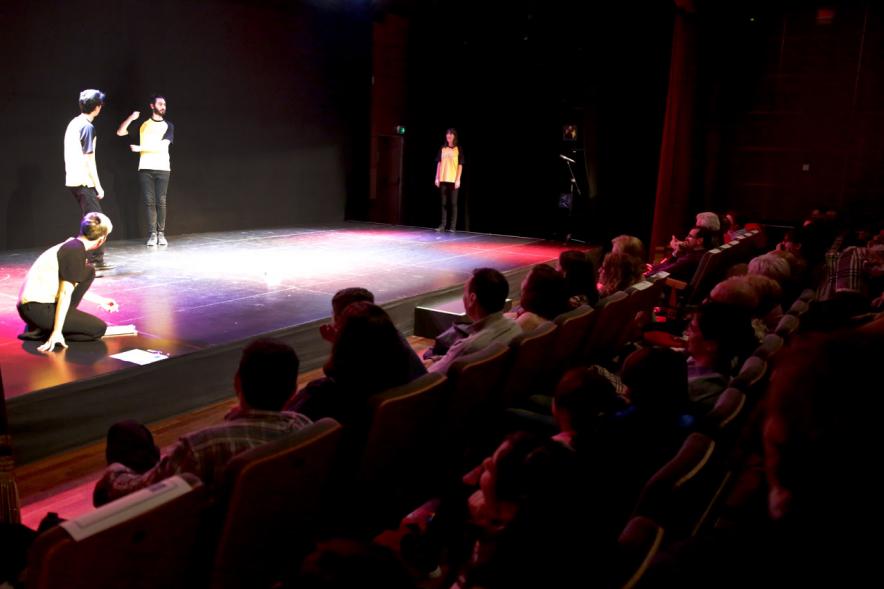 Momento de la actuación. Gala Solidaria AFAEAA -2019