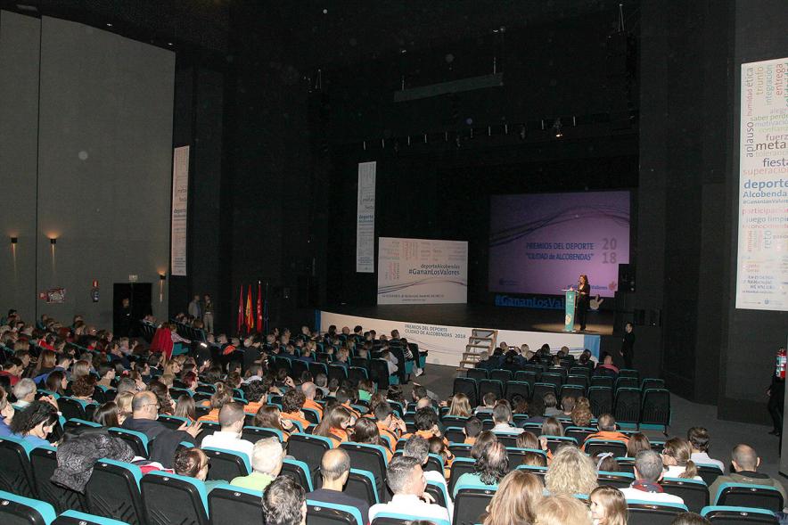 Gala de Deporte 2018 - Imagen vista general del público asistente a la gala.