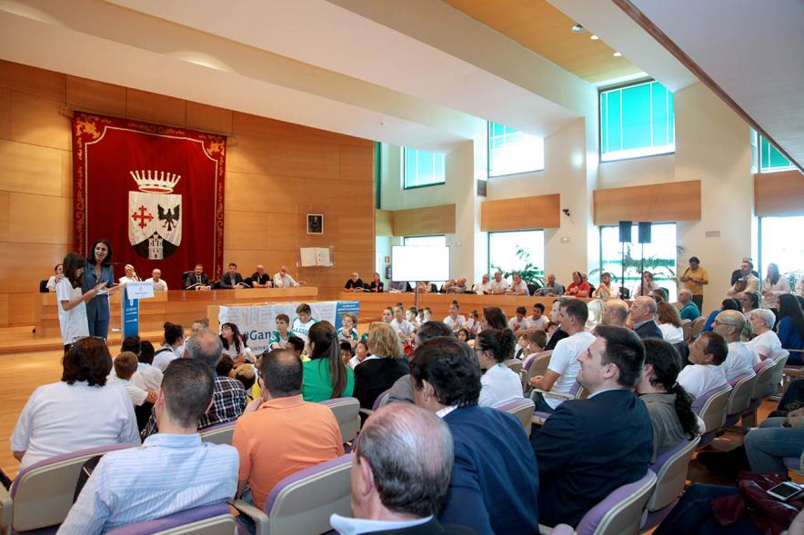 Presentación de la Campaña Juego Limpio - Imagen vista general del público asistente a la presentación.