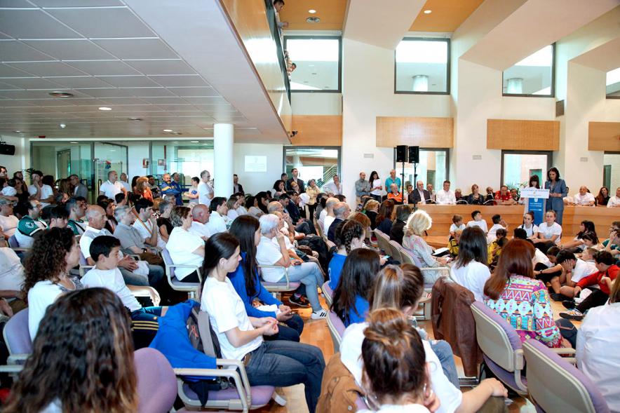 Presentación de la Campaña Juego Limpio - Imagen vista general del público asistente a la presentación.