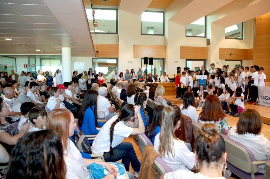 Presentación de la Campaña Juego Limpio - Imagen vista general del público asistente a la presentación.