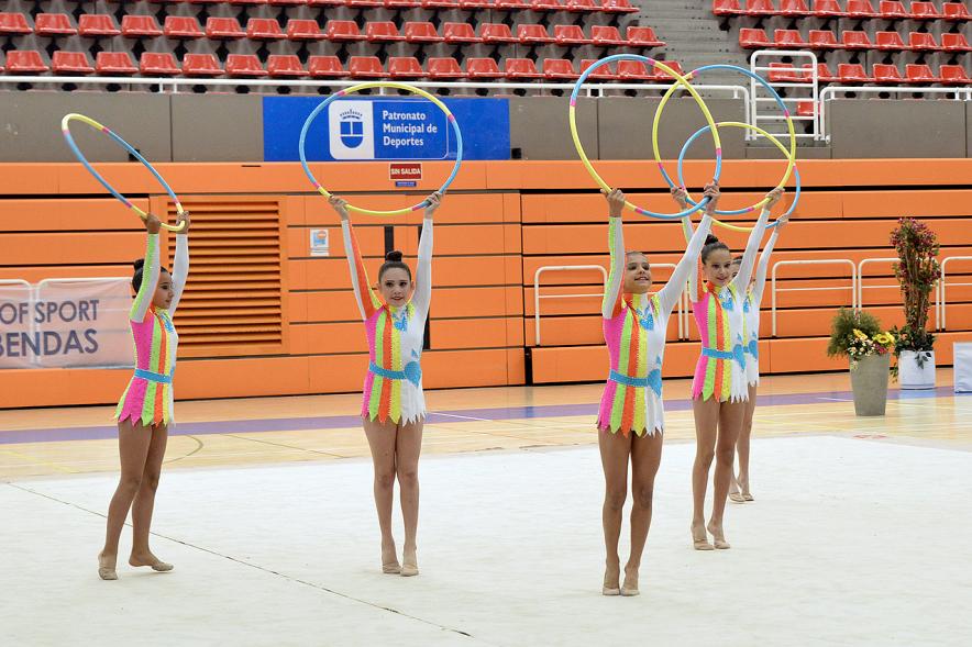 Participantes en disciplina de aros