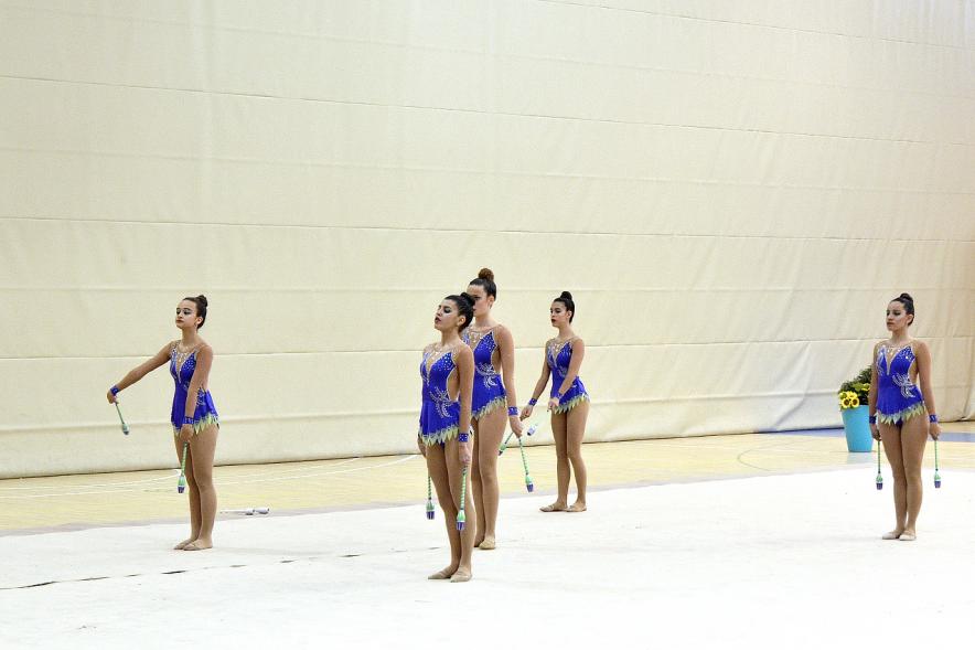 Participantes en disciplina de mazas