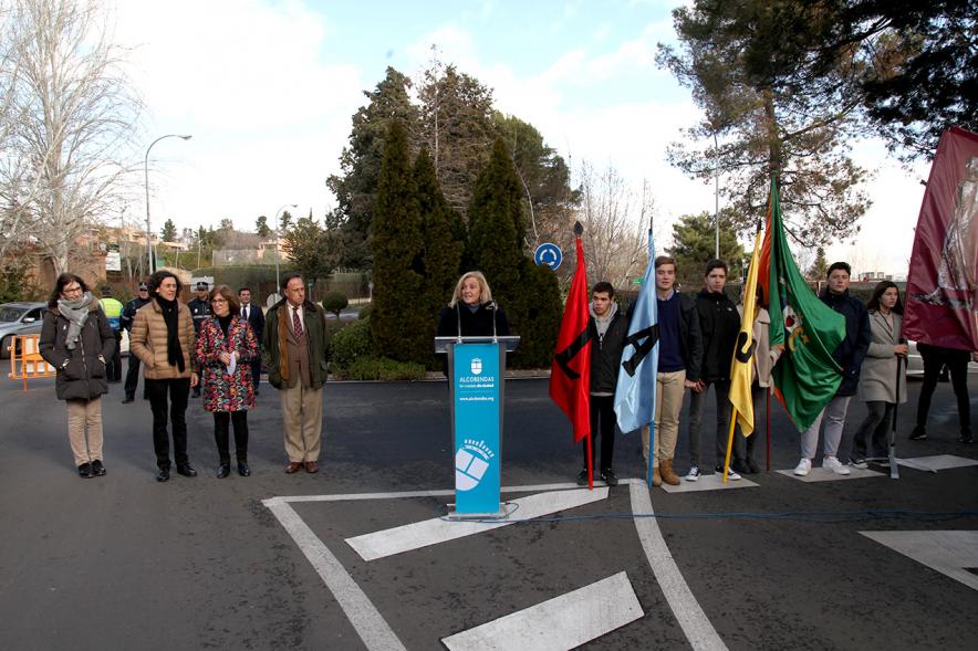 Acto de Denominación de la Glorieta Mary Ward detalle discurso