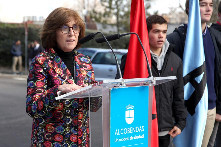 Acto de Denominación de la Glorieta Mary Ward detalle discurso